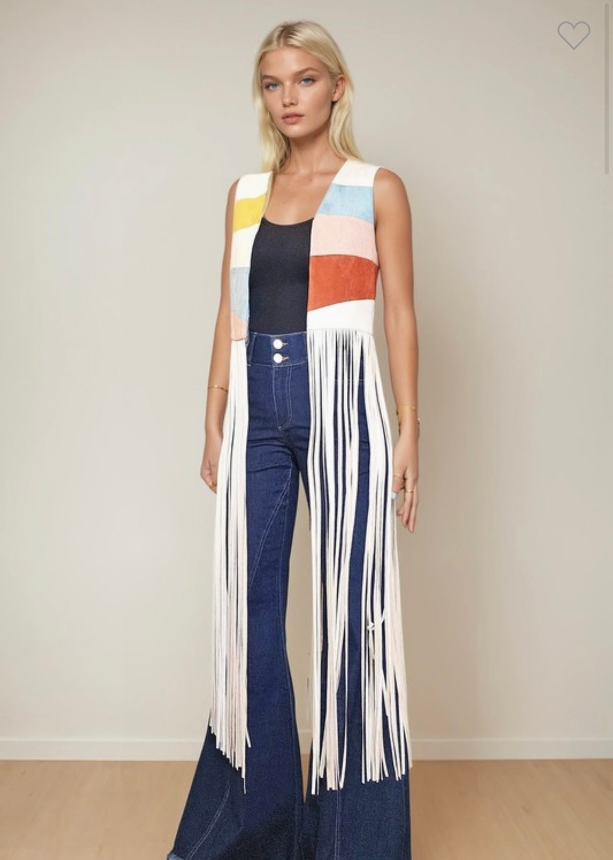 Retro Rodeo Fringe Vest