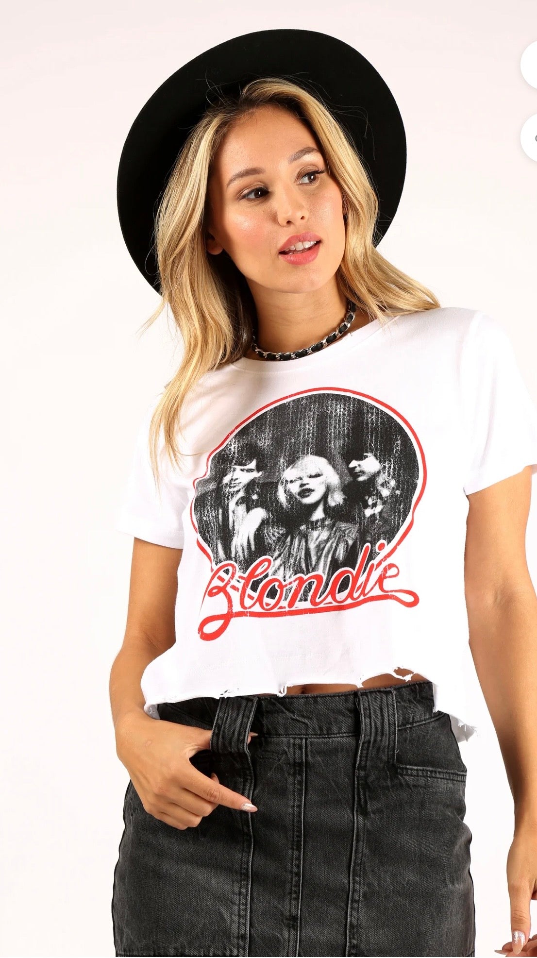 Atomic Blondie Crop