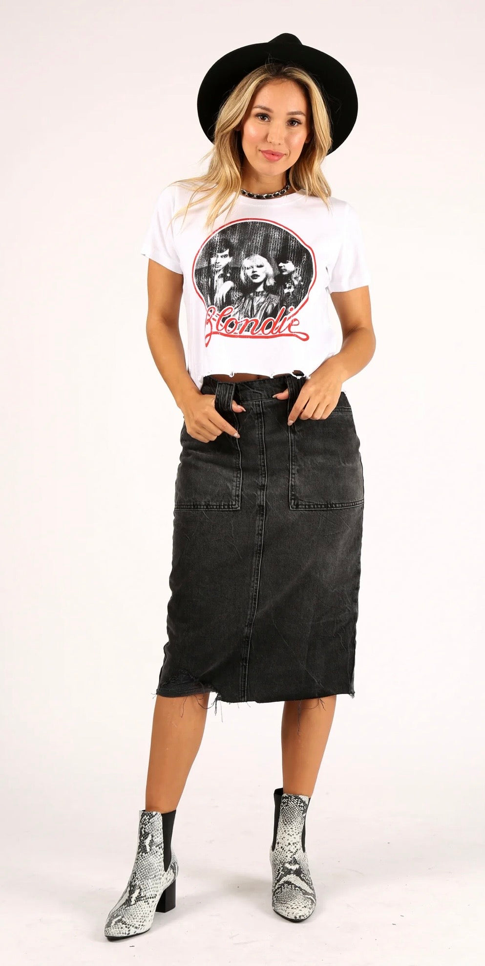 Atomic Blondie Crop