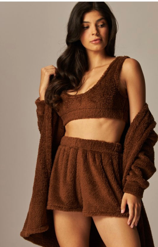 Cozy teddy set