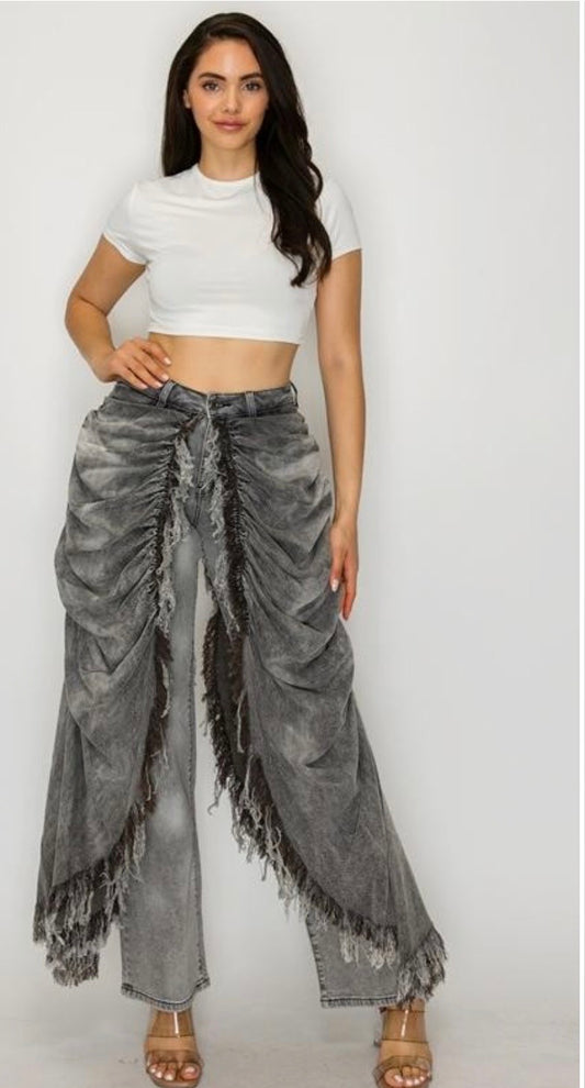Savage Layered Denim Statement