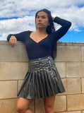 Black long sleeve bodysuit