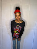 Rock and roll lip sweater